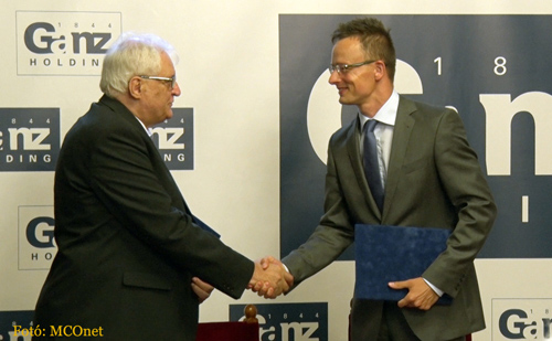 A Ganz Holdinggal kötötte meg a kormány a 48. stratégiai együttműködési megállapodást
